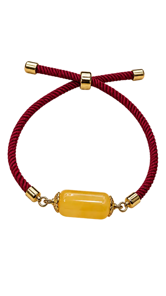Burgundy Capsule Amber Bracelet — 9.5 mm